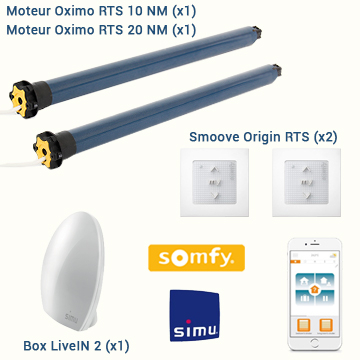 KIT DOMOTIQUE SOMFY RTS - PACK CLASSIC