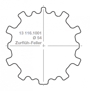 JEU D´ADAPTATION POUR MOTEUR ELERO SÉRIE REVOLINE M 50 AU TUBE ZF 54 EN 5/10ÈME