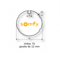 Visuel 2 ROUE + COURONNE IMBAC 70 GOUTE Ø 12 MAXI Reference SY9410351 Adaptations Somfy SOMFY