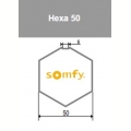 Visuel 2 ROUE HEXA 50 (D50) Reference SY9410413 Adaptations Somfy SOMFY