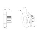 Visuel 3 POULIE A EMBOUT Ø100 ZF45 Reference ZFG115 Poulies ZURFLUH-FELLER