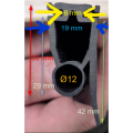 Visuel 3 PROFIL CAOUTCHOUC OPTIQUE AVEC T DE 15.3 MM à 20 MM [VENDU AU METRE LINEAIRE] Reference SY9015221 Barres Palpeuses et Eléments de Sécurité SOMFY