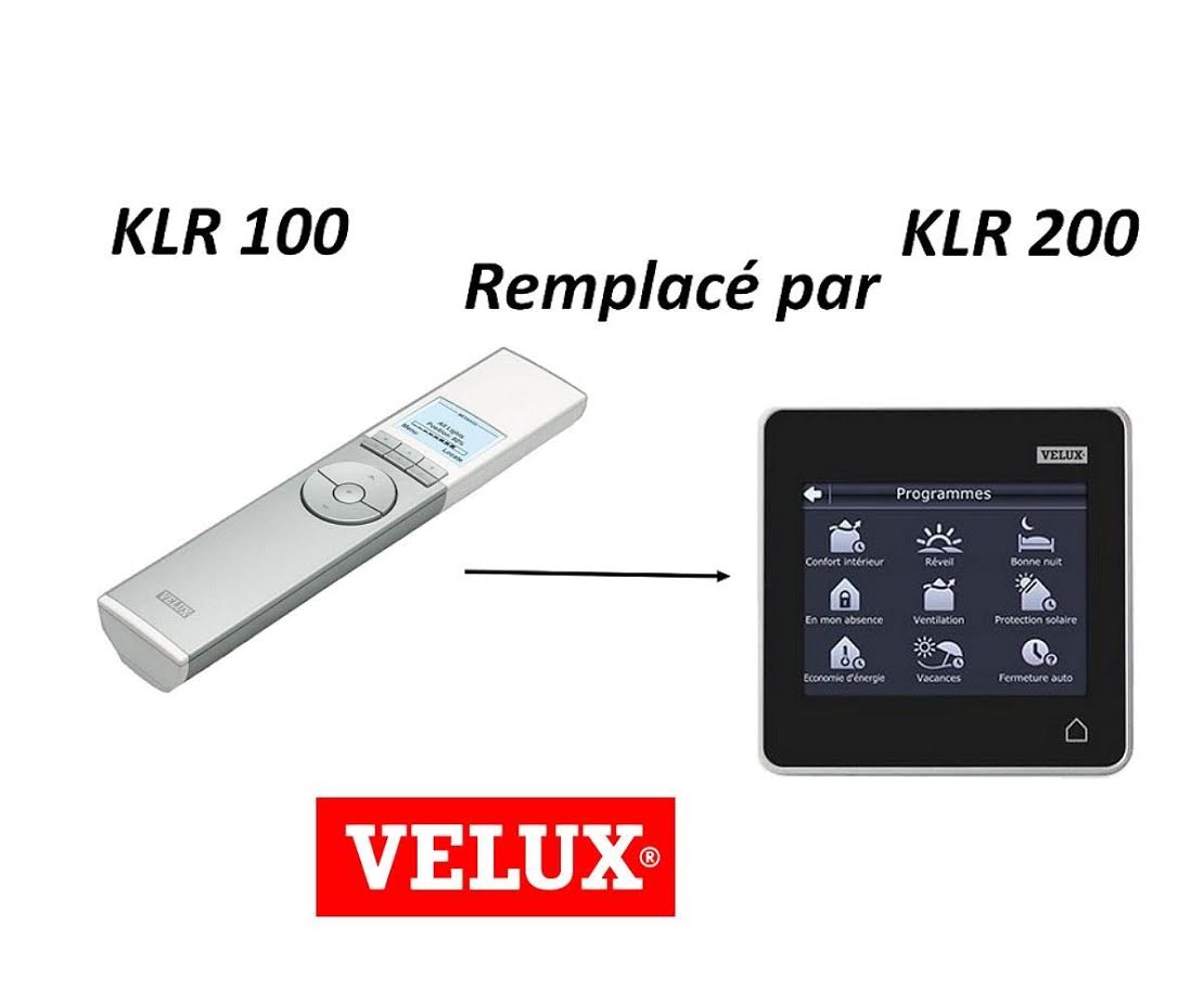 Télécommande radio programmable KLR 100 VELUX REMPLACE PAR VEGC3150KLR200 -  Domo Confort